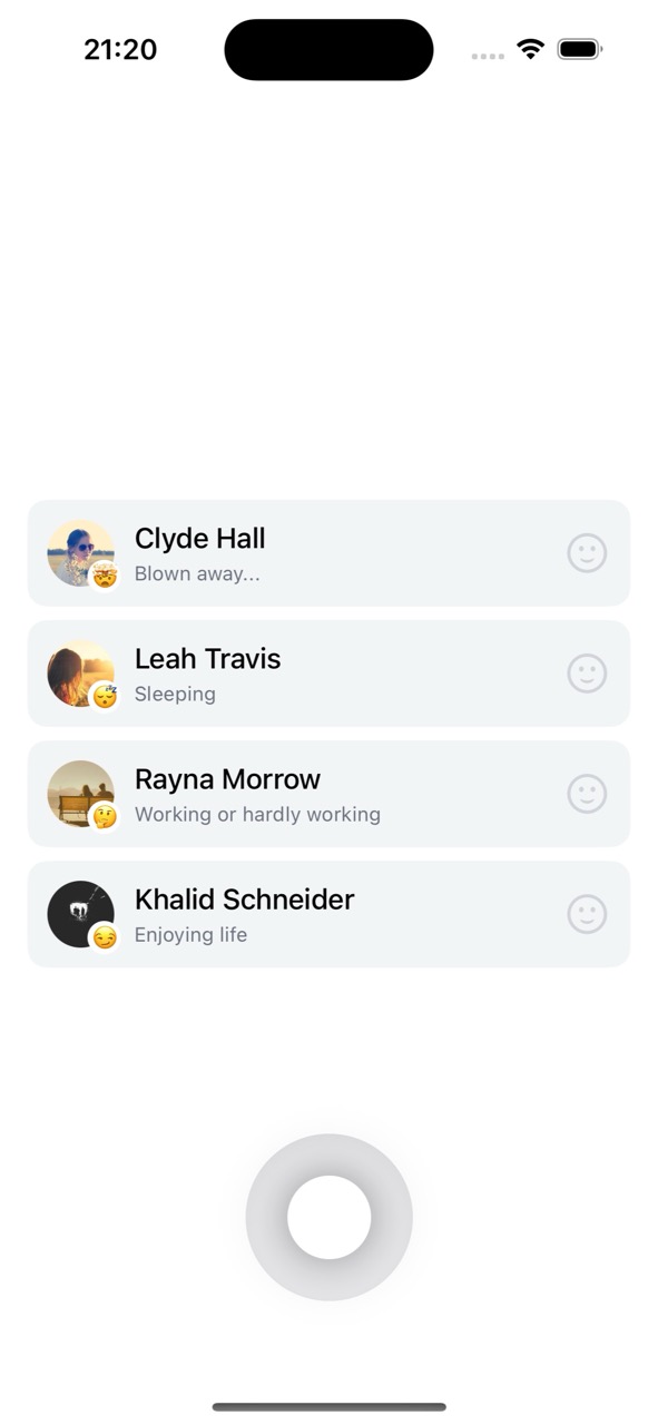 Inbox user interface